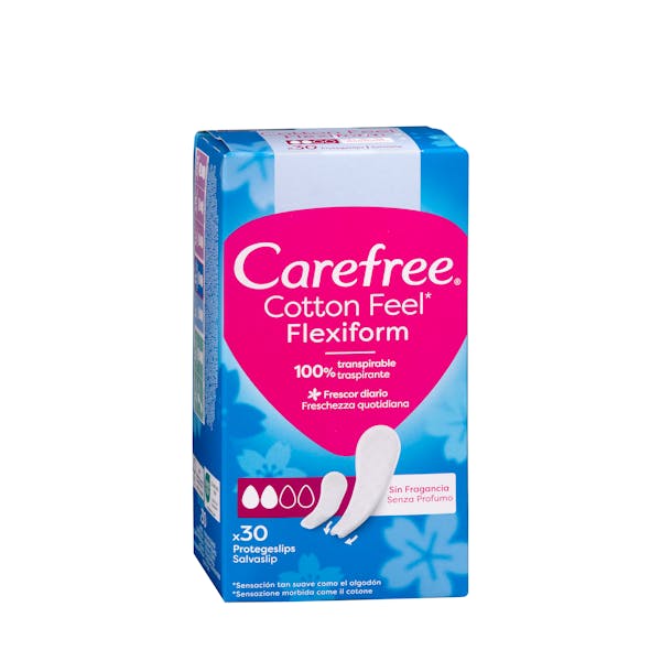 Protegeslip Cotton flexiform Carefree regular + tanga mercadona