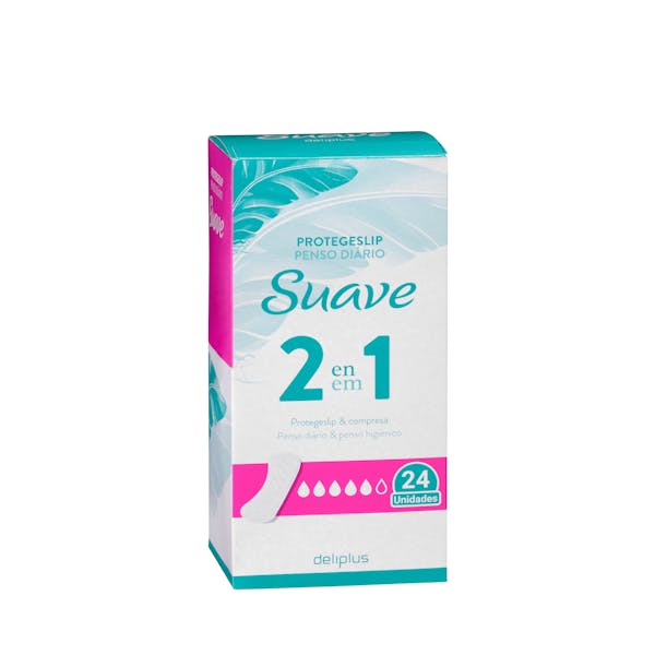 Protegeslip y compresa 2 en 1 Deliplus Suave mercadona