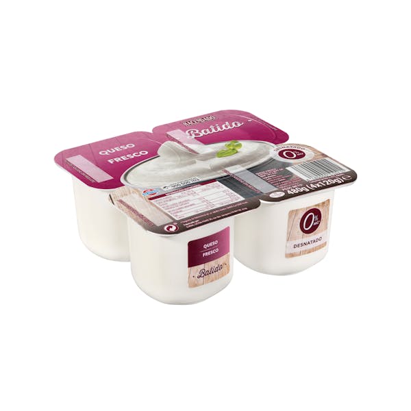 Queso fresco batido desnatado 0% m.g Hacendado mercadona