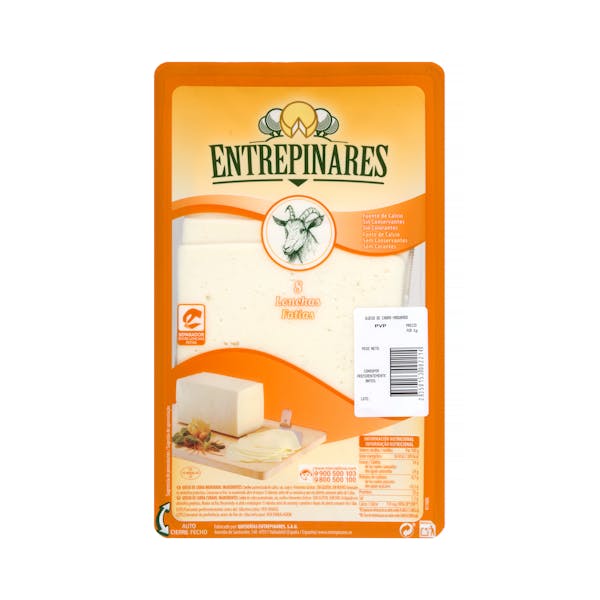 Queso lonchas de cabra Entrepinares mercadona