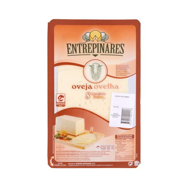 Queso lonchas de oveja Entrepinares mercadona