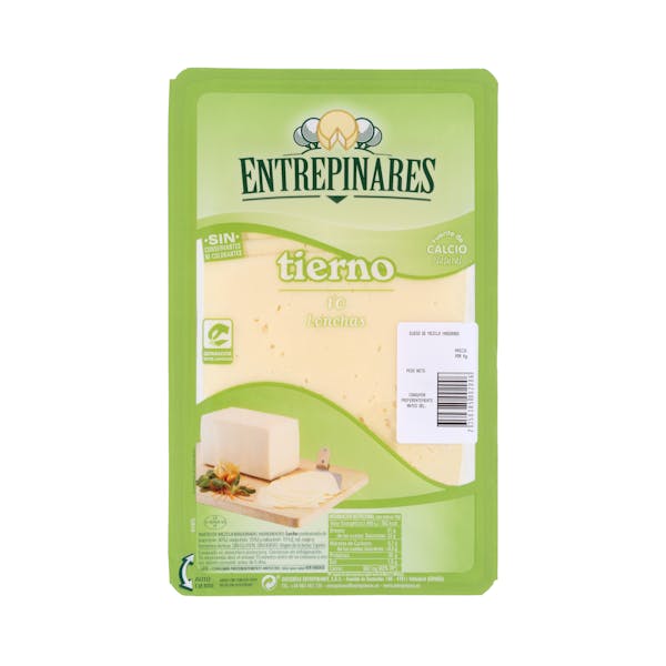Queso lonchas tierno mezcla Entrepinares mercadona