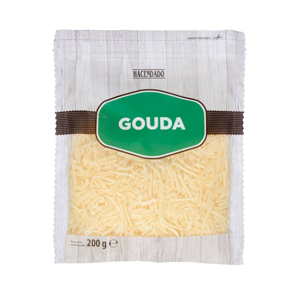 Queso rallado gouda de vaca Hacendado mercadona