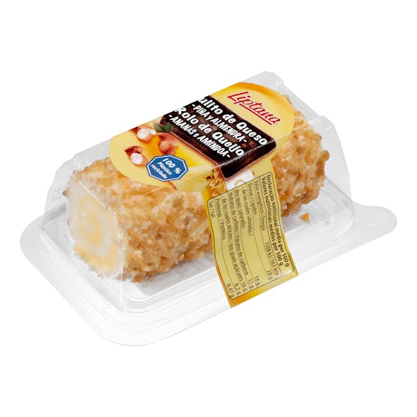 Queso rulo con piña y almendra Liptana mercadona