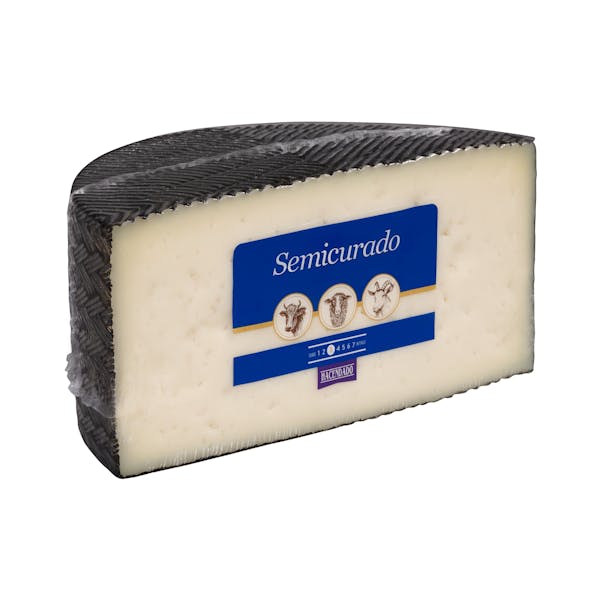 Queso semicurado mezcla Hacendado mercadona