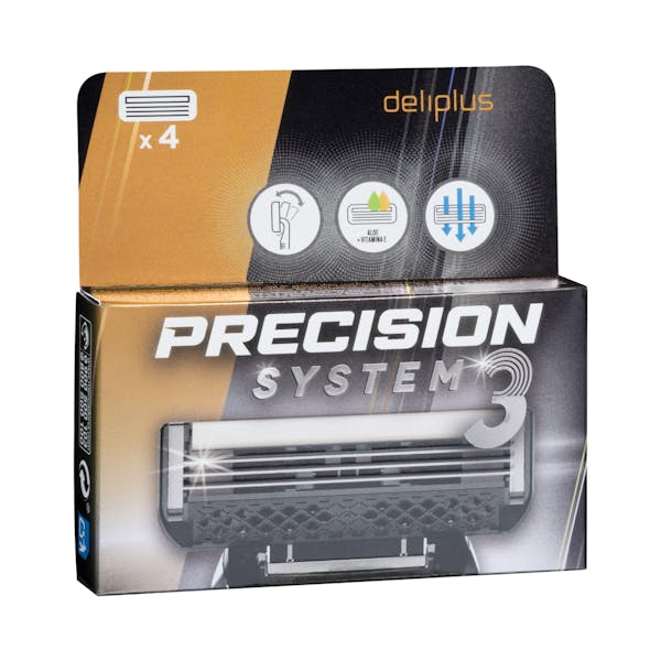 Recambios maquinilla de afeitar Deliplus Precision System 3 hojas mercadona