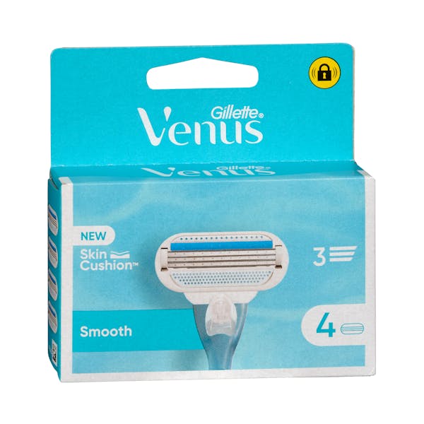 Recambios maquinilla depilación Gillette Venus Smooth 3 hojas mercadona