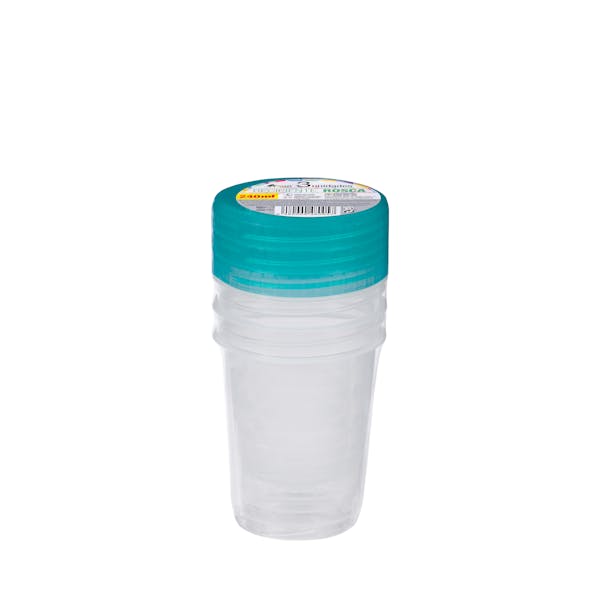 Recipiente de Plástico Redondo 240 ml Bosque Verde mercadona