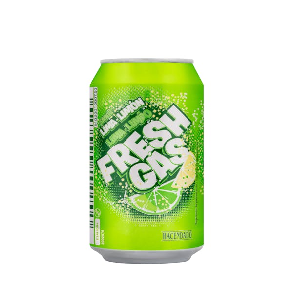 Refresco lima limón Hacendado fresh gas mercadona