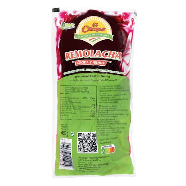 Remolacha cocida y pelada mercadona