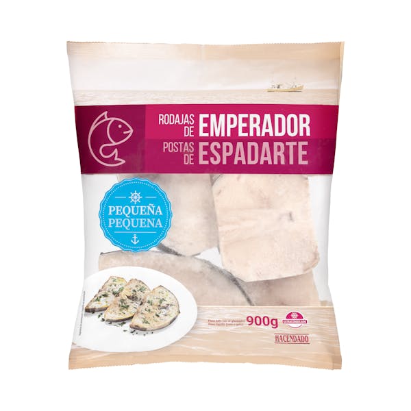 Rodajas de emperador pequeñas Hacendado ultracongeladas mercadona