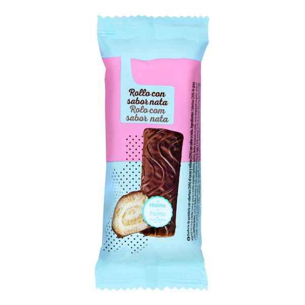 Rollo con sabor nata Hacendado mercadona