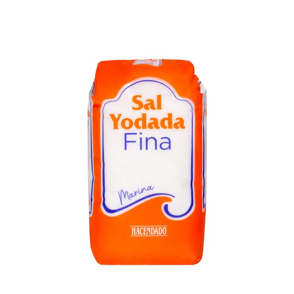 Sal yodada fina Hacendado mercadona