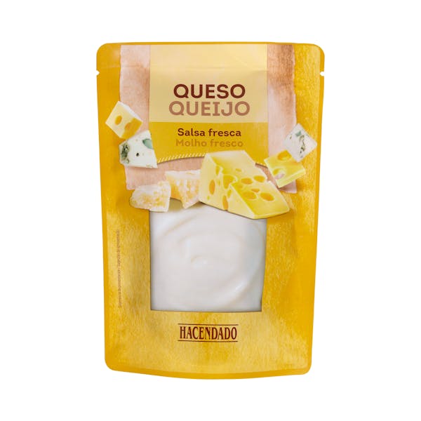 Salsa fresca Queso Hacendado mercadona