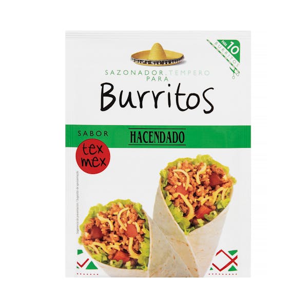 Sazonador para burritos Hacendado mercadona