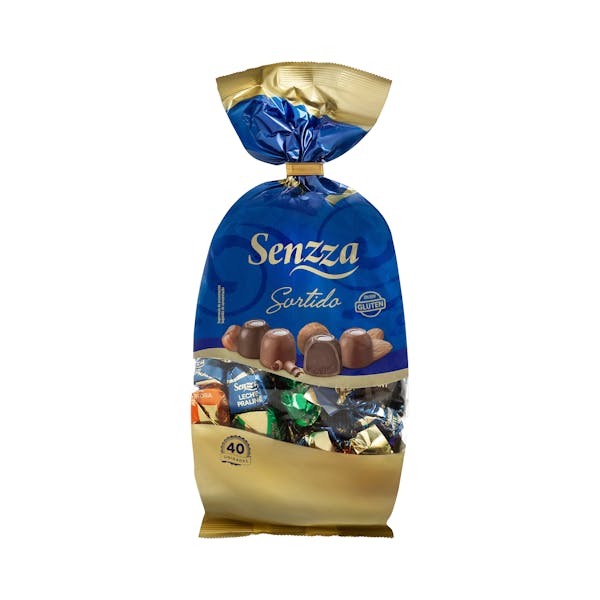Surtido bombones Senzza de chocolate con avellana, fondant, praliné y almendra mercadona