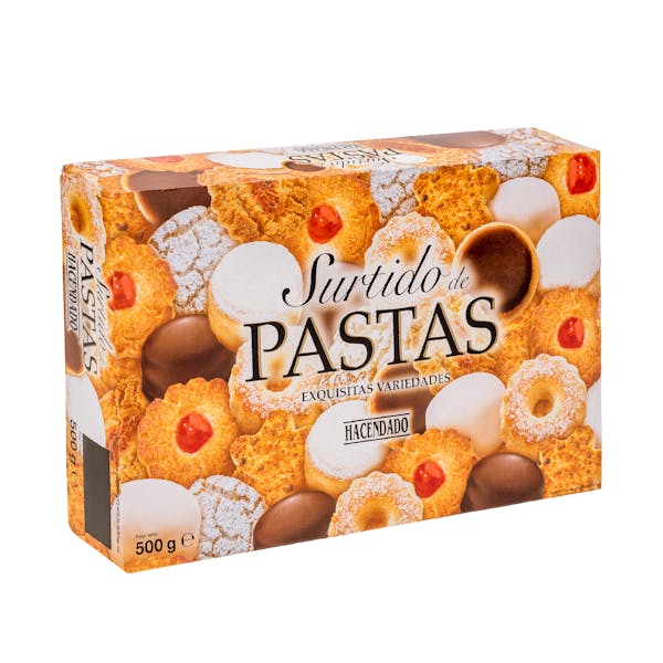 Surtido de pastas artesanas Hacendado mercadona