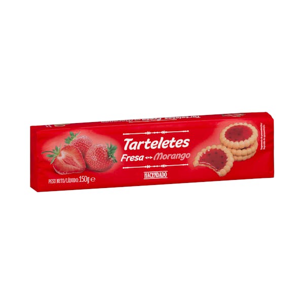 Tartaletes con relleno de fresa Hacendado mercadona