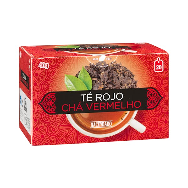 Té rojo Hacendado mercadona