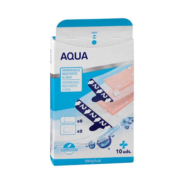 Tiras adhesivas protectoras de poliuretano Aqua Deliplus surtidas resistentes al agua mercadona