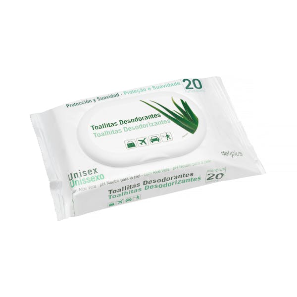 Toallitas desodorantes con aloe vera Deliplus mercadona