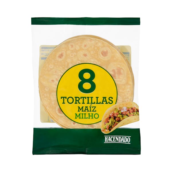 Tortillas de maíz Hacendado mercadona
