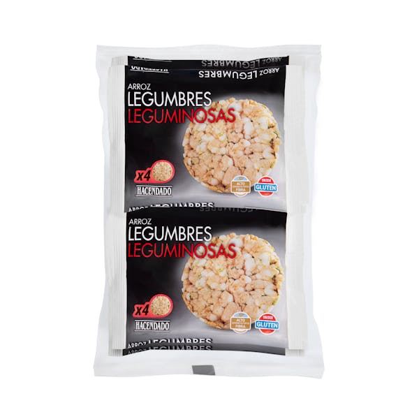 Tortitas de legumbres y arroz Hacendado mercadona
