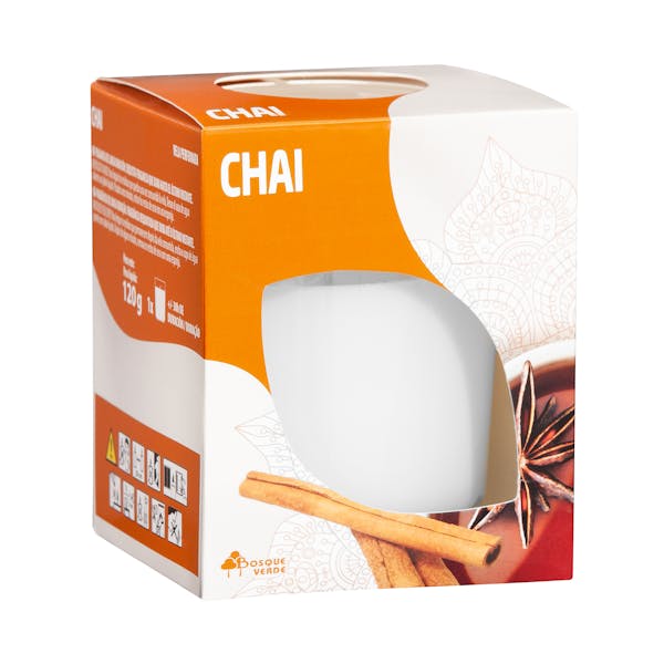 Vela perfumada Chai Bosque Verde mercadona