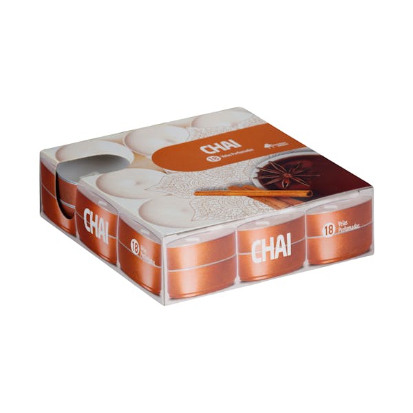 Vela perfumada Té Chai Bosque Verde mercadona