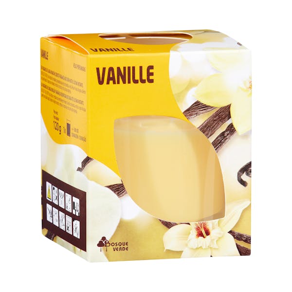 Vela perfumada Vainilla Bosque Verde mercadona