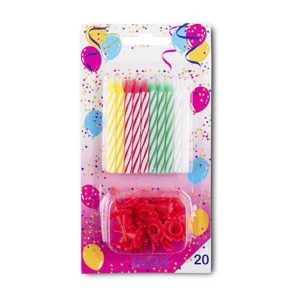Velas de cumpleaños Hacendado mercadona