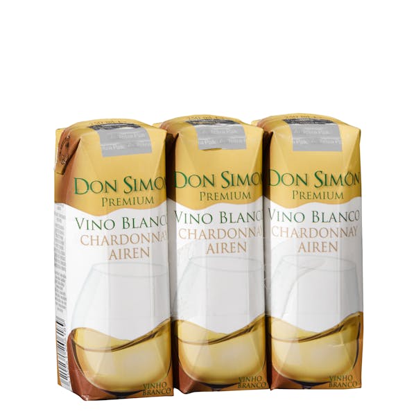 Vino blanco Don Simón chardonnay airén mercadona