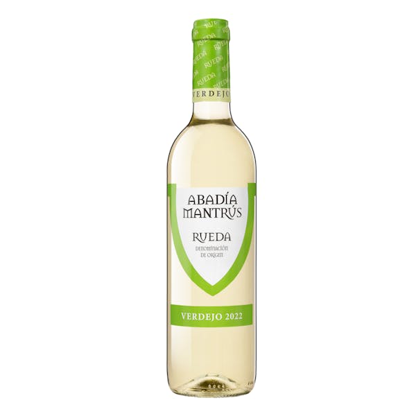 Vino blanco verdejo D.O Rueda Abadía Mantrús mercadona