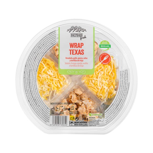 Wraps Texas mercadona