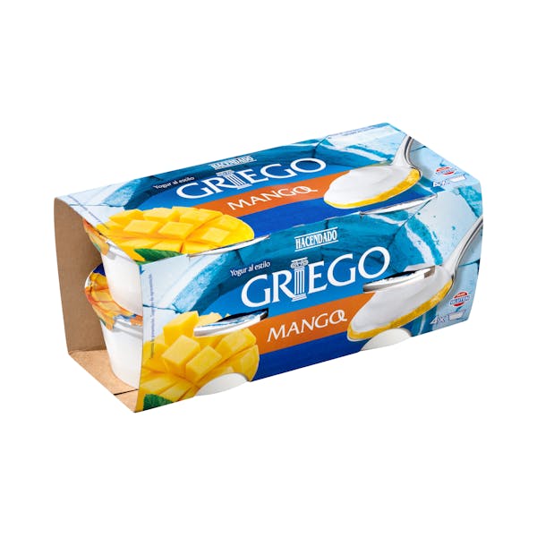 Yogur griego con mango Hacendado mercadona