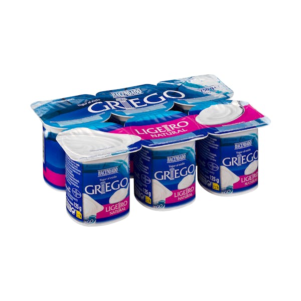 Yogur griego ligero natural Hacendado mercadona