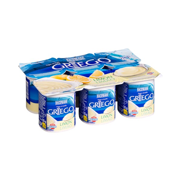 Yogur griego sabor limón Hacendado mercadona