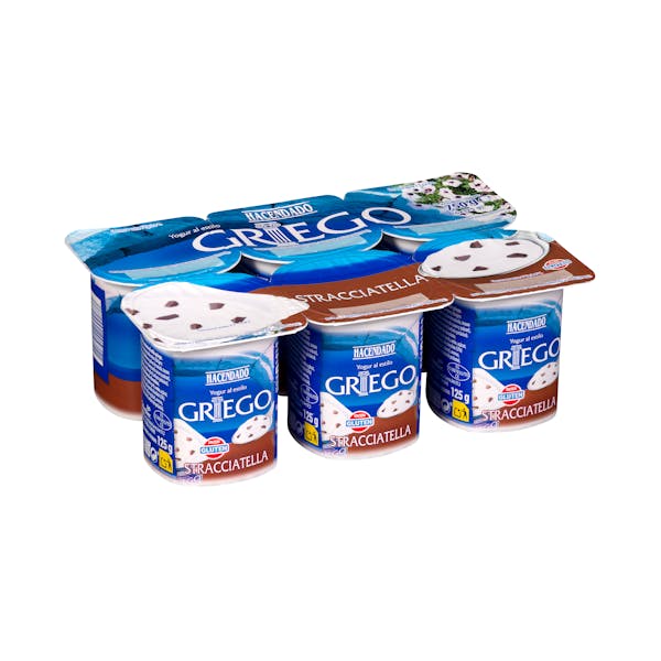 Yogur griego stracciatella Hacendado mercadona