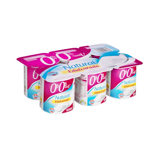 Yogur natural edulcorado Hacendado 0% m.g 0% sin azúcares añadidos mercadona