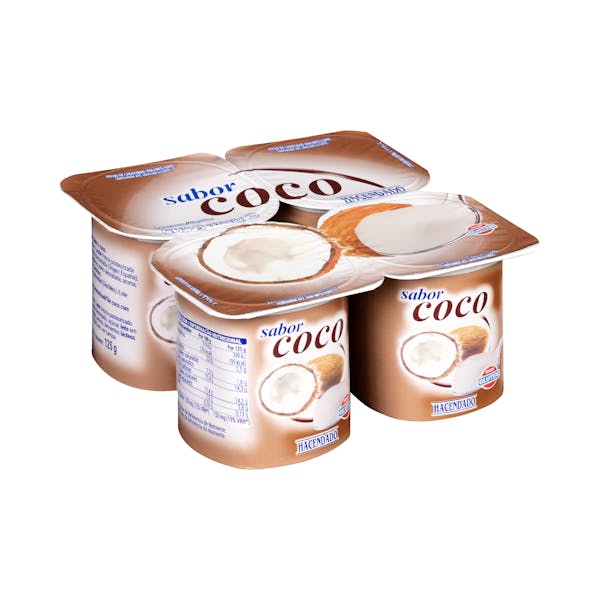 Yogur sabor coco Hacendado mercadona