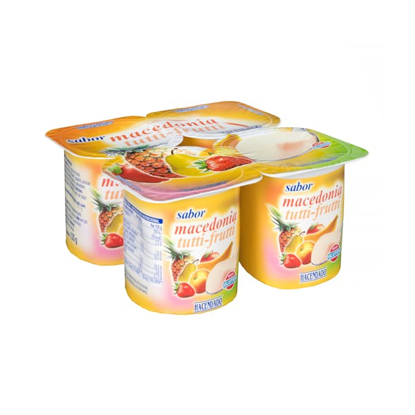 Yogur sabor macedonia Hacendado mercadona